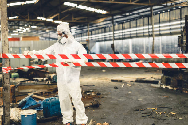 Professional Trauma Scene Cleanup technician working in Farmington, MI